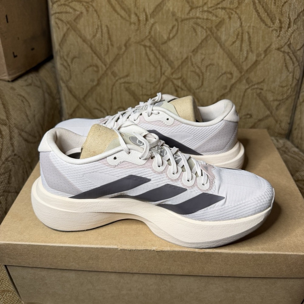 Adidas Adizero Evo SL KJ2001 Athletic Sneaker Womens Size 7 Gray Running Sports - Picture 2 of 9